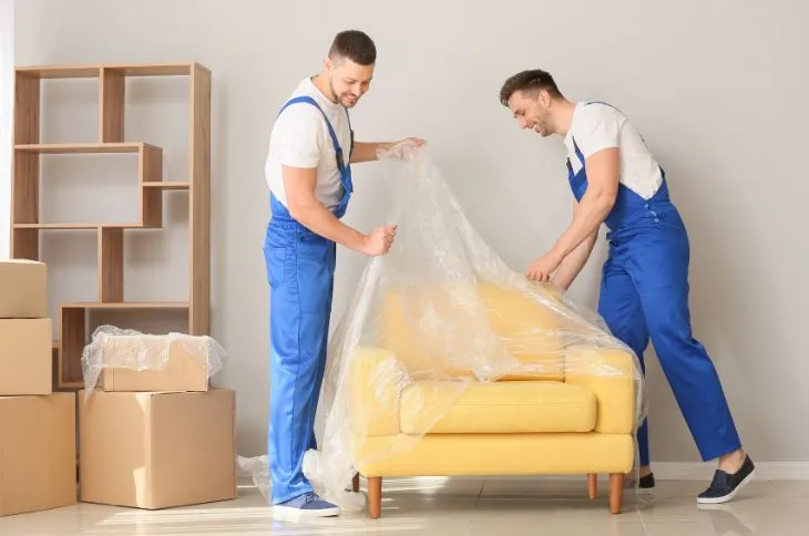 Möbeltransport eines Sessels Möbeltransport eines Sessels